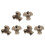 6X Microwave Turntable Coupler Microwave Oven Turntable Roller Guide Support Glass Tray Drive Coupling Replacement Parts 1