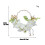 Accessoires d'arrangement de mariage de tissu durable artificiel 3