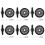 12PCS 349241T Dryer Drum Roller Kit for 1