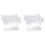 80 Pack Pack Clear Plastic Beads Storage Containers Box with Hinged Lid for Small Items, Diamond, Beads (2.2X2.2X0.79In) 1