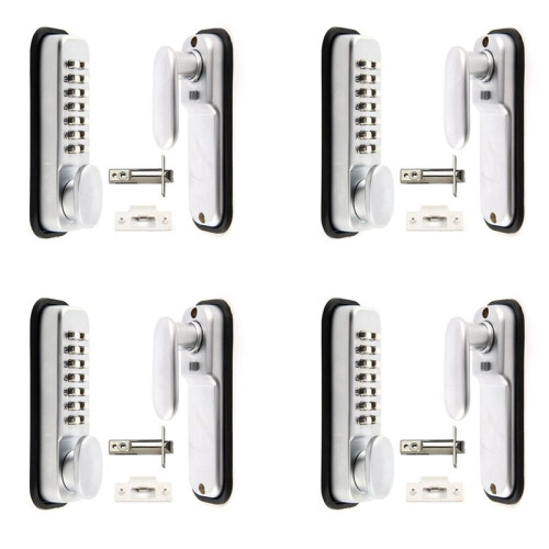 4X Digital Push Button Door Lock Key Pad Code Combination Access Mechanical Keyless