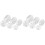 60Pcs Plastic Hollow  Christmas Hollow  Decoration  Sky Window Transparent  Candy Packaging Box 1