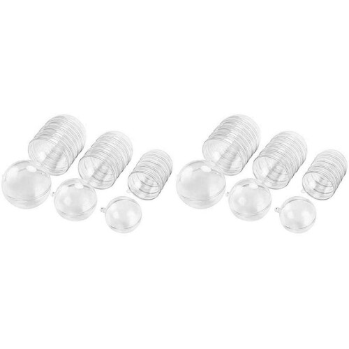 60Pcs Plastic Hollow  Christmas Hollow  Decoration  Sky Window Transparent  Candy Packaging Box