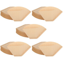 500 Stück Kaffee Filter Einweg Kegel Papier Kaffee Filter Natürlicher Ungebleichter Filter 4-6 Tasse zum ÜBergießen Von Kaffee Maschinen
