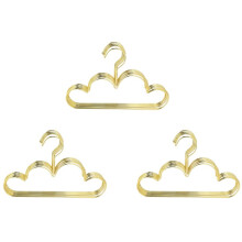 30 Stück Kleiderbügel Rutschfeste Metall Kleinkinder Kleiderbügel Golden Kids Cloud Form Mantel Kleiderbügel Kleidung Lagerung Organizer Rack