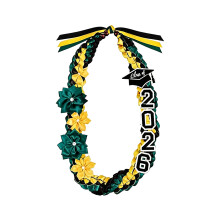 Adjustable Graduation Braided Sash Multicolor Lei Tassels-I