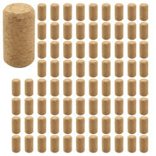 400Pz Tappi di Legno Diritti Tappo di Vino Tappo di Bottiglia di Legno Tipo di Cono Bottiglia di Vino Tappi di Sughero Tappo di Chiusura Tappo di