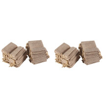 Sacos de Serapilheira Pequenos de 100 Peças com CordãO, Presentes de 3X4 Polegadas Pequenos Sacos de CordãO de Serapilheira, Reutilizáveis para