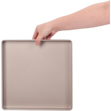 Quadratische Kuchenform (15 cm) aus antihaftbeschichtetem, hitzebeständigem Kohlenstoffstahl