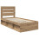 VidaXL vidaXL Bed Frame Artisian Oak 75 x 190 cm Solid Pine Wood 4
