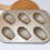 4 Pack Madeleine Mold Cake Pan, Non-Stick Heavy Duty Shell Madeline Bakeware for Oven Baking (Gold) 4