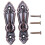 Metal Curtain Tassel Tie Back Tieback  Wall Hooks 12PCS Red Bronze 2