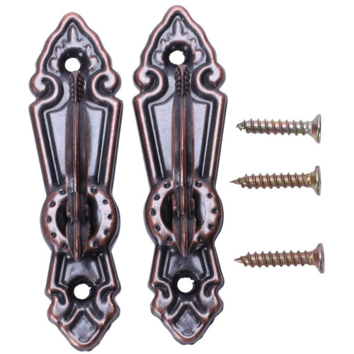Metal Curtain Tassel Tie Back Tieback  Wall Hooks 12PCS Red Bronze 1