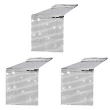 3X Disco Party TischläUfer Spiegel Silberfolie TischläUfer Glitzer Metallic Tischdecke für Disco Dance Party Hochzeit