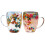 2PCS Fillings Dry Flowers Double Wall Glass Cup With Handle 1