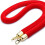 2026 1.5m Barrier Rope Crowd Control Lint Rope with Hooks (Red) 1