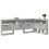 VidaXL vidaXL Storage Headboard Concrete Grey 75 cm Engineered Wood 4