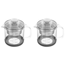 2X Matsil Nötter Mjölkpåse Ersättningsyoghurtsil Rostfritt Stål Iste Kanna Juice Dryckskaraff med Våg