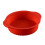 29cm (11.42inch) 3D Round Silicone Cake Mold for Baking (Red) 1