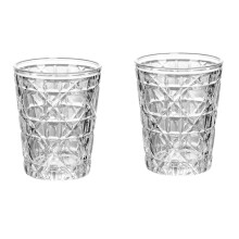2X Bicchiere da Whisky Bicchiere da Birra Bicchiere da Intaglio nel Cristallo Fatto un Mano Bicchiere da Casa nel Stile Europeo