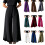 Comfortable Polyester Wide Leg Pants Ideal For-Rose red M 3
