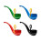 Creative Bubble Blower Set With Retro Look Stimulates-Green 2
