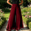 Comfortable Polyester Wide Leg Pants Ideal For-Rose red M 5