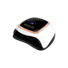 LED UV Nail Lamp,168W UV Lamps for Gel Nails,Gel Nail Lamp with 7.5 Inch Large LCD Touch Screen/4 Timer Setting/Auto Sensor