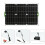 2X 180W Solar Panel Kit 12V Batterie Ladegerät mit 50A Controller für Wohnwagen Boot RV 5