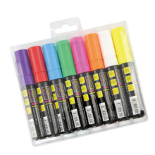 8 Stück fluoreszierende Marker, wasserlöslicher-8mm