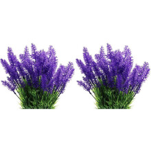 20 Bundles Artificial Flowers-Lavender Flowers, Outdoor UV Resistant Fake Flowers, No Fade Faux Plastic Flowers, C