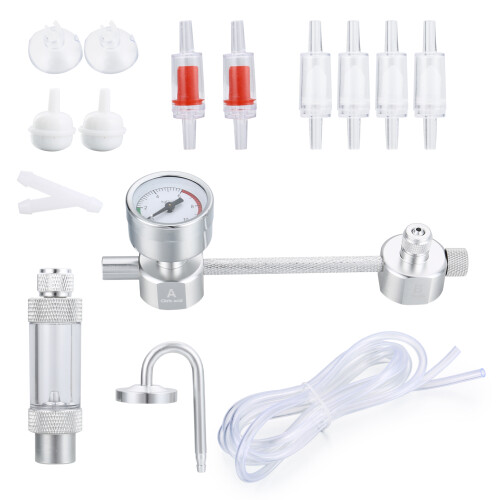 (D01-01-C) CO2 Kit for Planted Aquarium with Bubble Counter 2