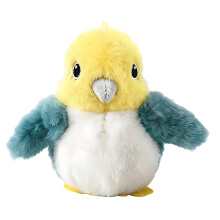 Fluffies Cats-teaser met ingebouwde tjilpende-Blauw en geel opp1