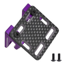 Plaque de base ESC en Fiber de carbone, support ESC-Violet