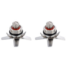 2X 767 Stainless Steel Hardened Six Mixing and Cutting for TWK Jtc 767 Blades Knife for Juicer Blender Part