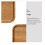 4X Acacia Serving Tray, Rectangular Solid Wood Flat Bottom Plate, Fruit Plate, Saucer, Tea Tray, Dessert Plate-Small 5