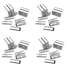120Pcs Magnetic Label Holders,Sign and Ticket Holder,Holders for Metal Shelf Label Organization, Whiteboard