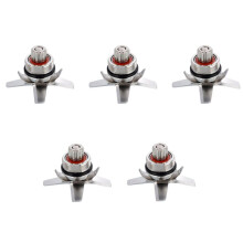 5X 767 Stainless Steel Hardened Six Mixing and Cutting for TWK Jtc 767 Blades Knife for Juicer Blender Part
