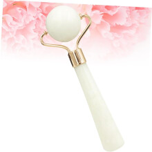 2 Stück Jade-Roller für Gesichtsmassage, Hautpflege-Werkzeug für Frauen, Selbstpflege, zufällige Farbe