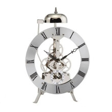 Small Table Clock Metal Vintage Table Clocks Bedroom Office Luxury Mechanical Watches Watch Silver
