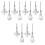 3X Ceiling Fan Pull Chain Fan Extension Chain Fan Chain Pulls Decorative 12 Inch Ceiling Fan Chain Extender Ornament D 1