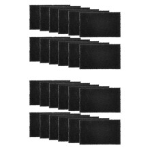 24 Pack Vuilnisbak Absorberende Filters, Geactiveerde Houtskool Zuiverende Deodorant voor Vuilnisbakken, Compost Emmers-Rechthoek
