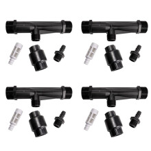 4pcs 2 Inch Venturi Fertilization System Male Thread Irrigation Venturi Automatic Fertilizer Injector Fertilizer Syringe