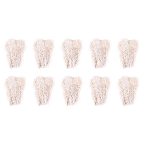500 PeçAs/Penas de PavãO Branco Natural no Olho, 10 um 12 Polegadas da DecoraçãO de Casamento de Penas de PavãO
