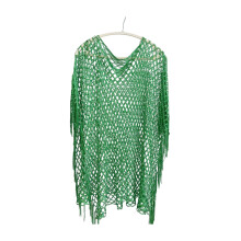 Oversized Beach Shawl Sun Protective Wear For Women-Green
