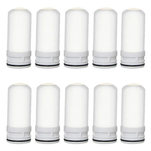10 Pcs Replacement Inner Ceramic Filter Filter Elements for Faucet Water Purifier Kitchen Tap Washable Filtro Rust