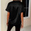 Damen-Kurzarmshirt, Pullover mit V-Ausschnitt,-Dunkelrot M 2