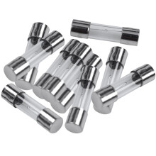50 St 250V 3A 3A Slow Blow GlassäKringar RöR 5Mm X 20Mm