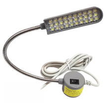 Lumină universală LED adsorbită magnetic pentru mașină de cusut, 40 LED-uri, 110-250V, 360, flexibilă, pentru toate mașinile de cusut