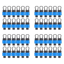 48Pcs Drip Irrigation Tubing End Cap Plug 1/2 Inch Universal End Cap Fitting, Compatible with 16-17mm Drip Tape Tubing